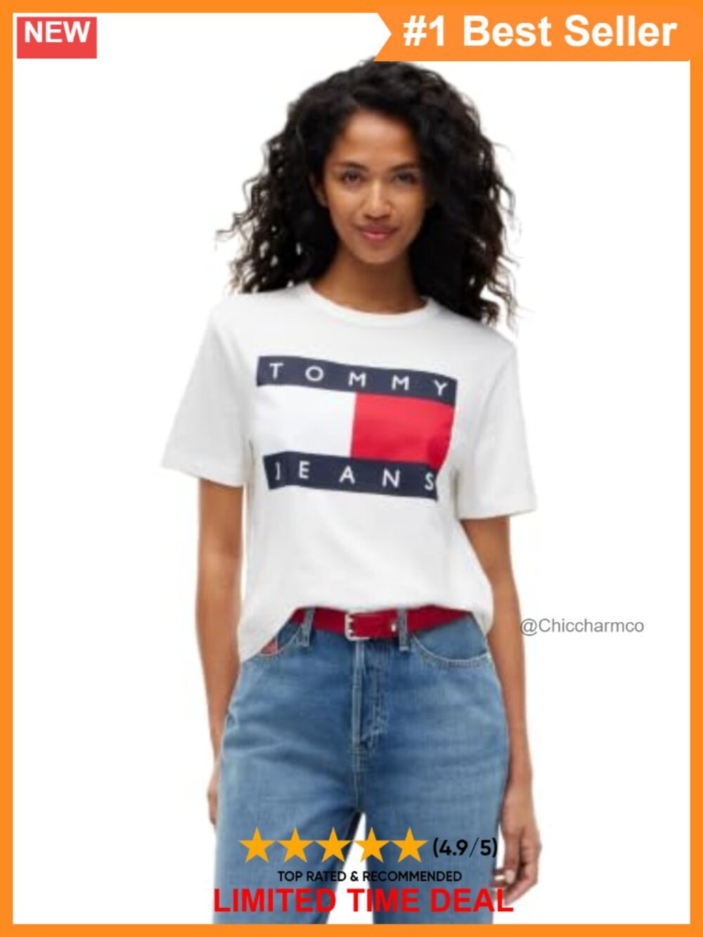 Short Sleeve Cotton Graphic Boxy Fit Crewneck T-Shirt